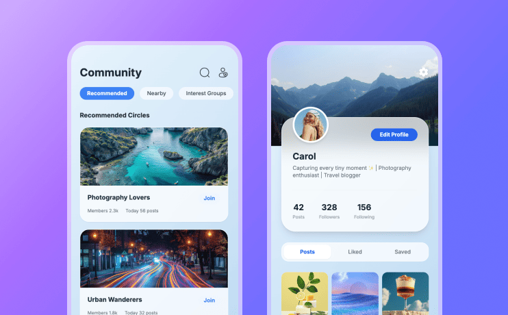 Interactive app prototype flow preview