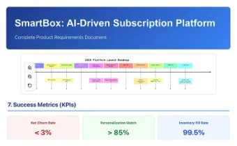 AI-generated subscription box platform prototype