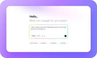 Enter product requirements for an AI-generated prototype