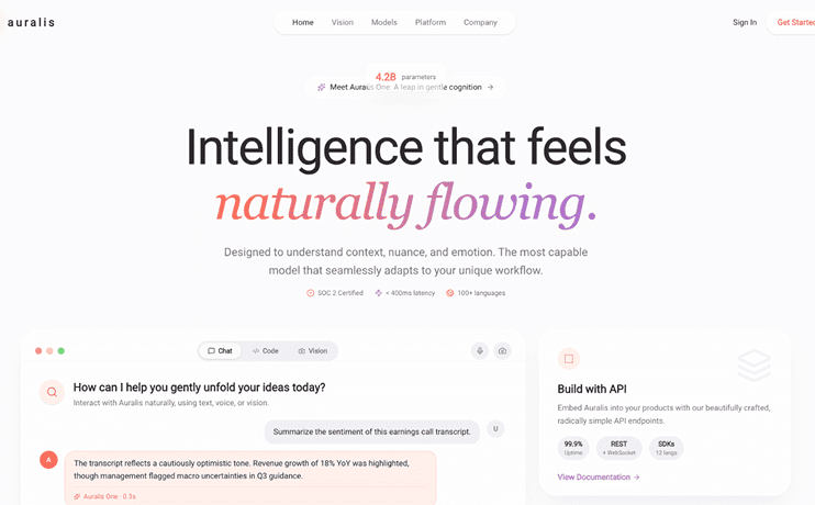 Website prototype example with multiple page layouts